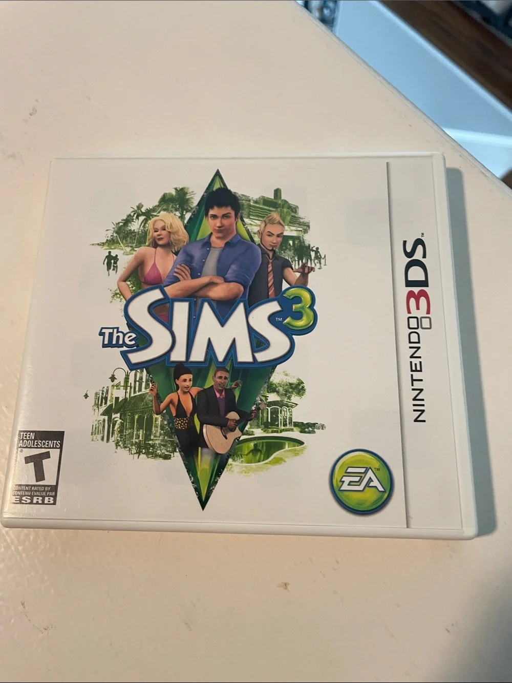 Nintendo 3DS Game Set - White Cases (The Sims 3, Driver: Renegade, Mario Kart 7)